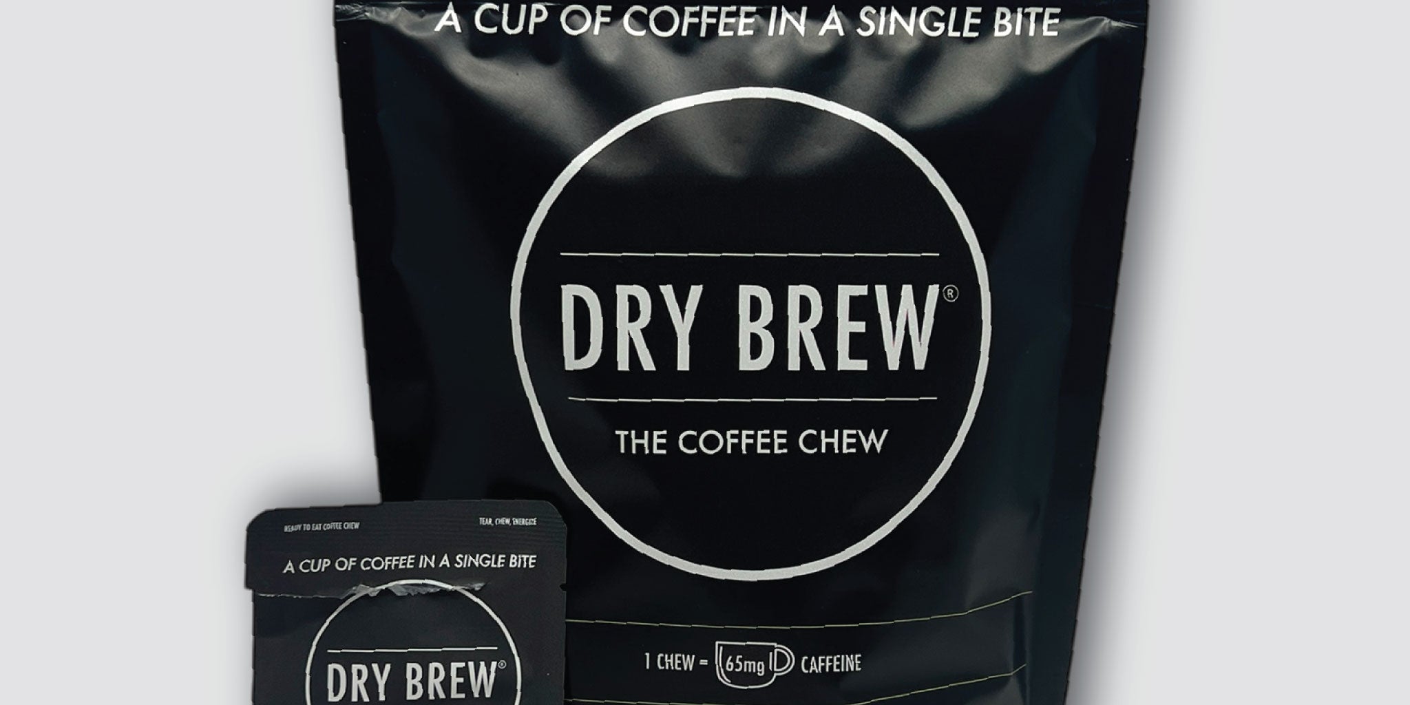 Dry Brew OG Single Shot 15 pack Coffee Chew – portable caffeine for hikers and athletes