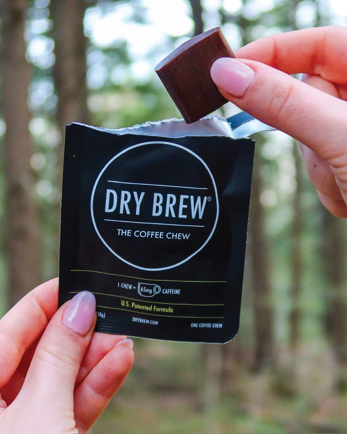 Dry Brew OG Adventure Coffee Pack – 21 portable caffeine chews for hikers and athletes.