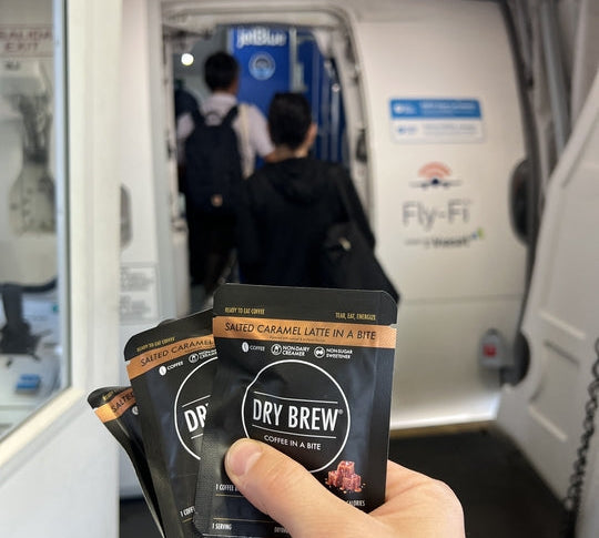 Why We Never Board a Flight Without Dry Brew