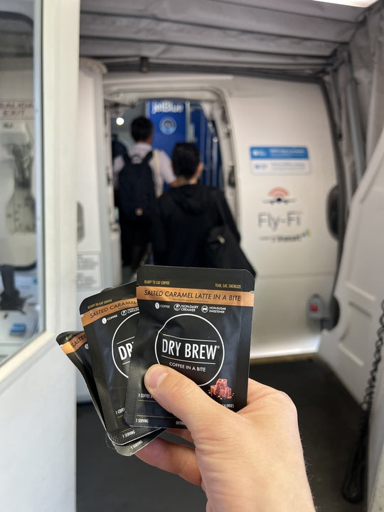 Why We Never Board a Flight Without Dry Brew