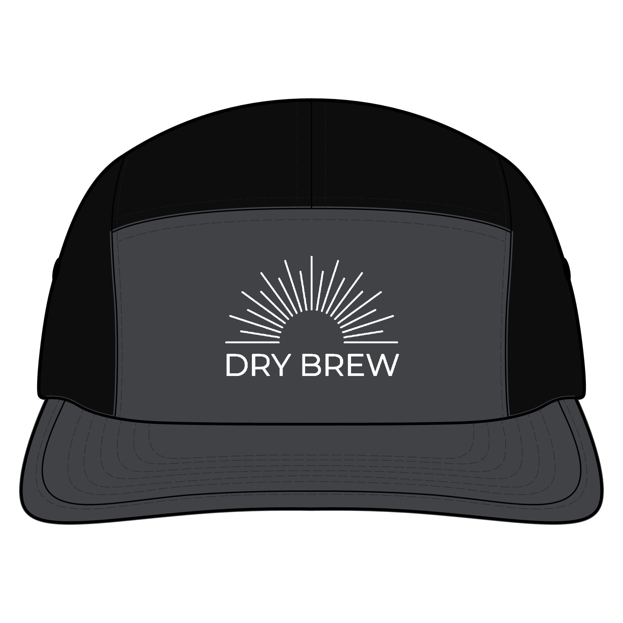 Dry Brew Sunburst Nylon Cap — Two-Tone Outdoor Trucker Hat