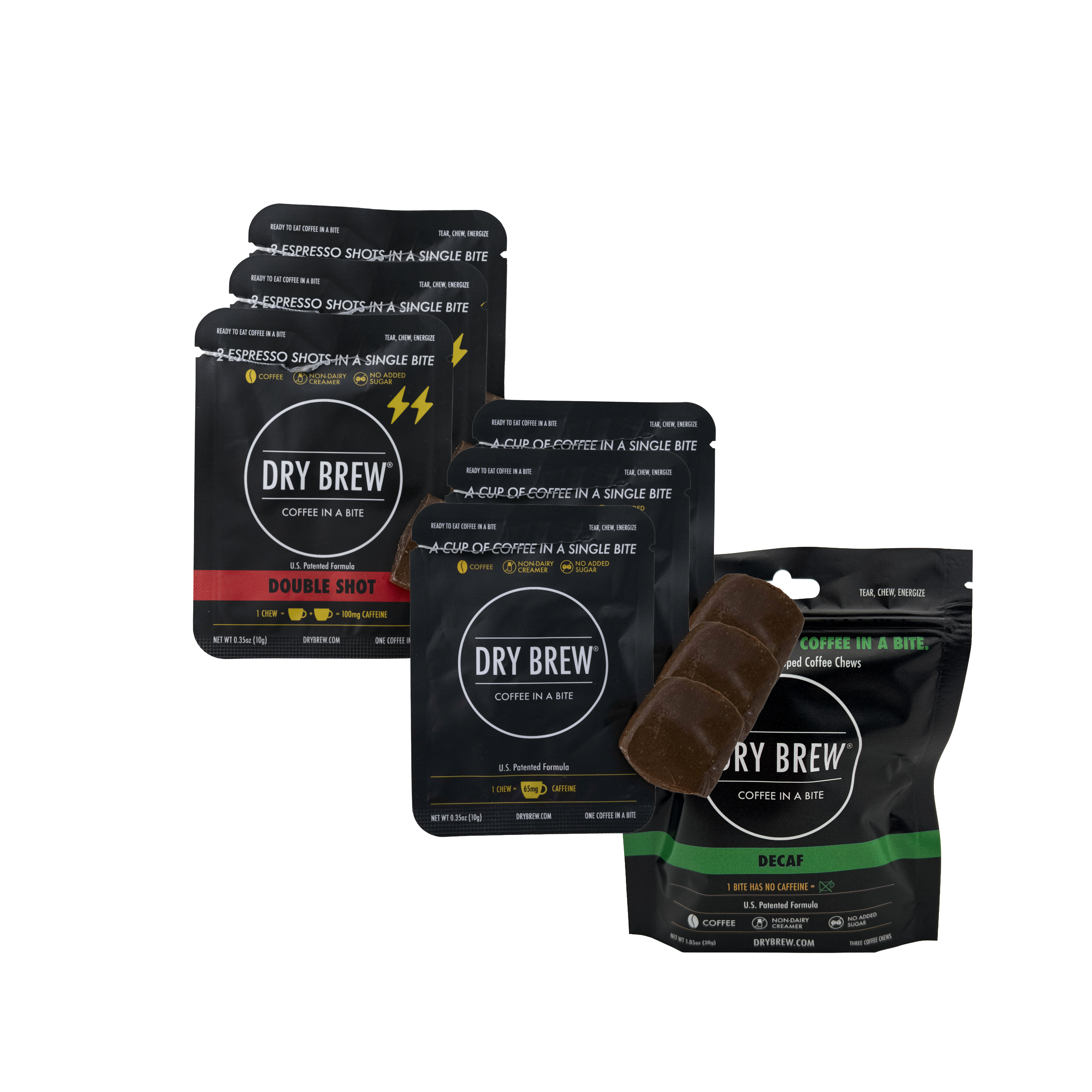 3 Pack Sampler with Decaf - 9 Bites