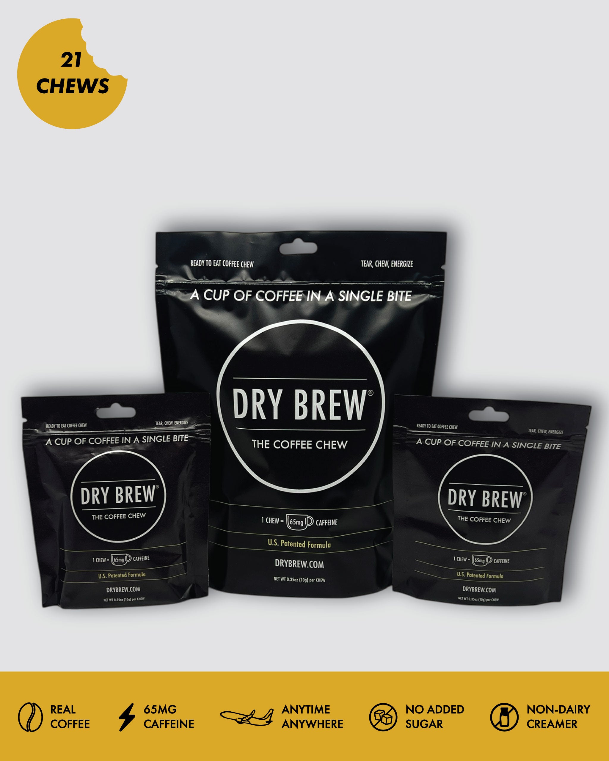 Adventure Pack (21 Total Chews) | Dry Brew | Coffee In A Bite